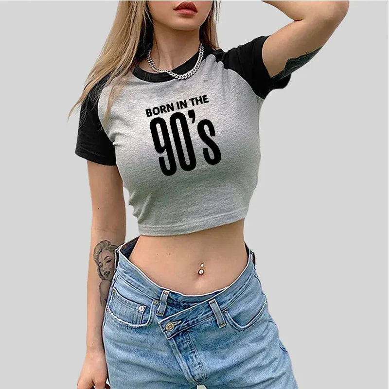 2000s Y2k 1989 Custom Crop Top I Love Taylor Grunge Crop Top