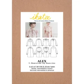 ALEX Blouse or Dress - Girl 3/12Y - Paper Sewing Pattern