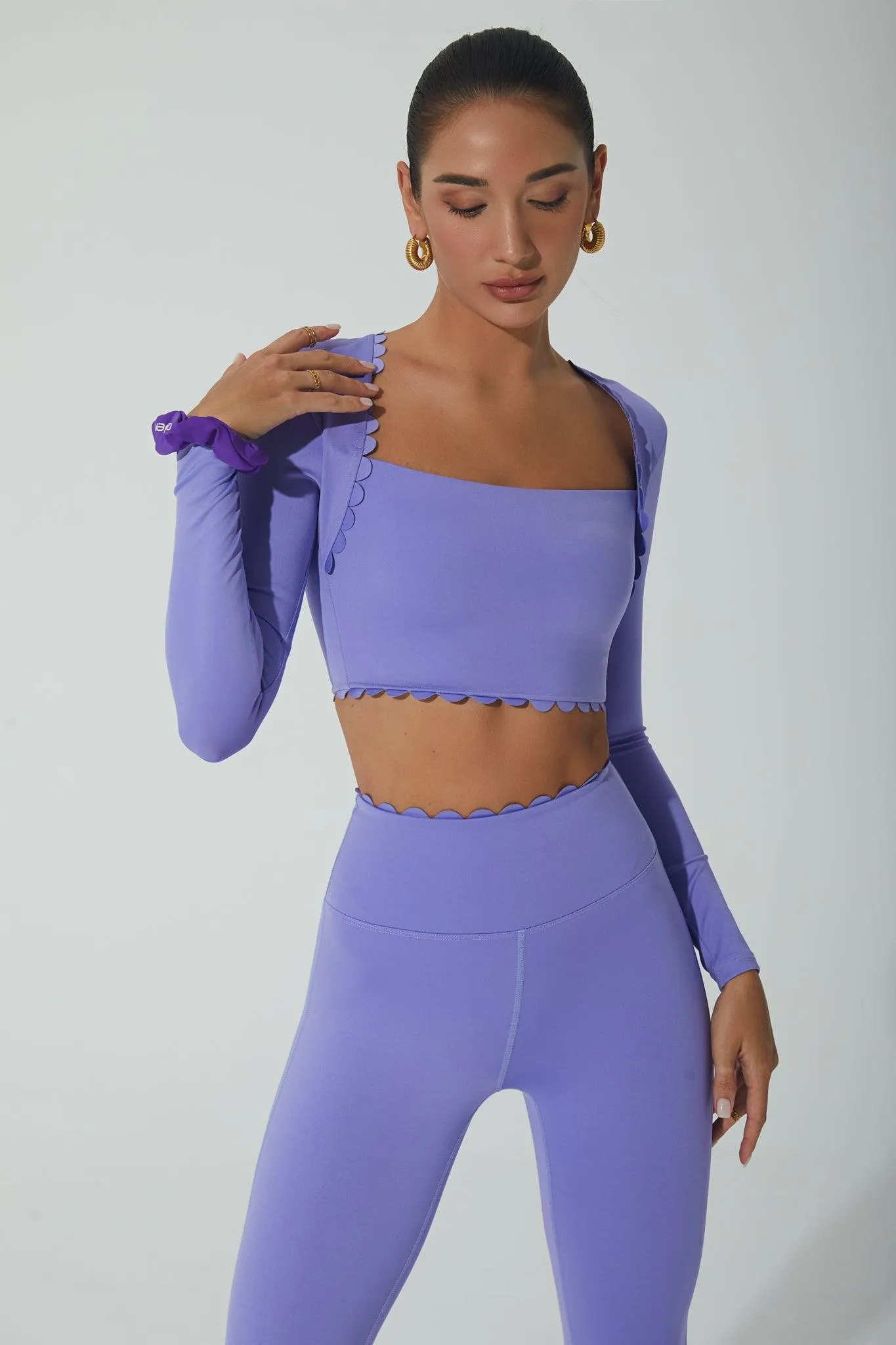 Aster Long Sleeve Top - Very Peri