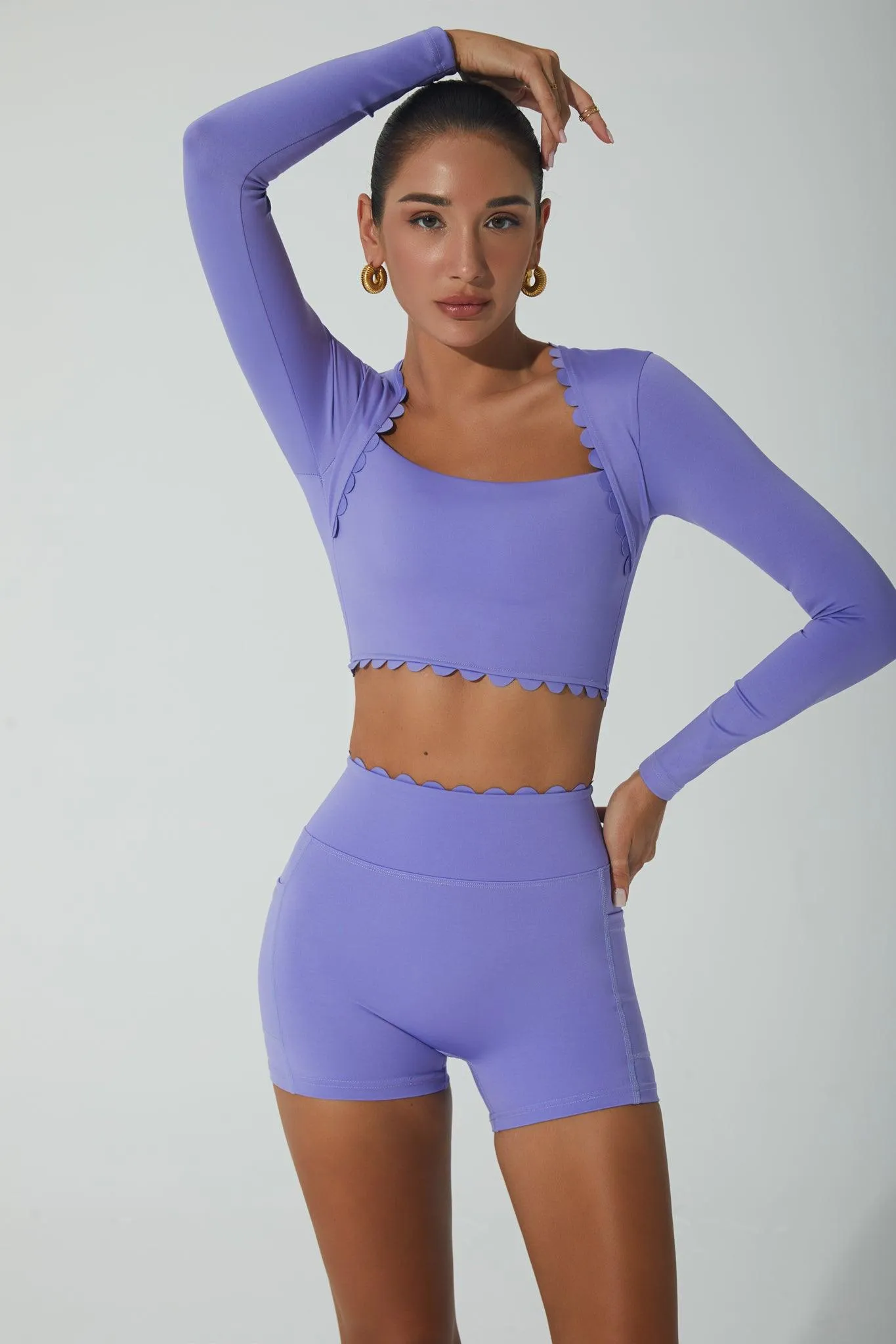 Aster Long Sleeve Top - Very Peri