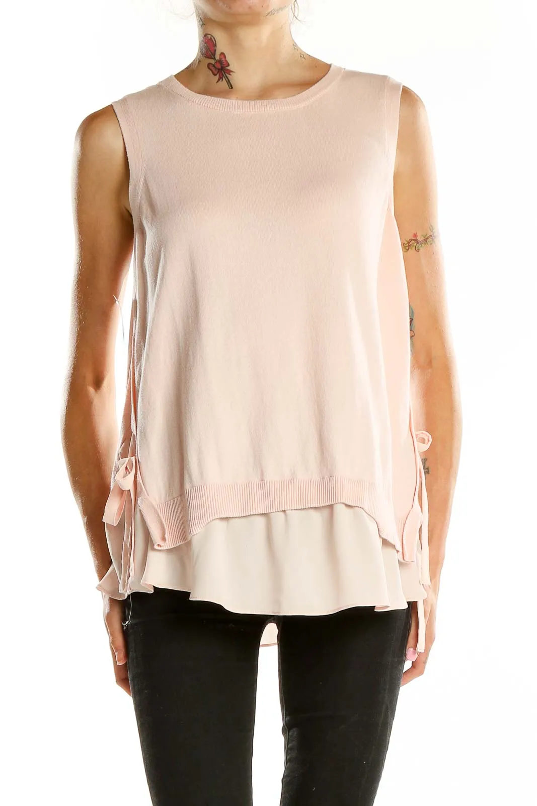 Blush Layered Sleeveless Top