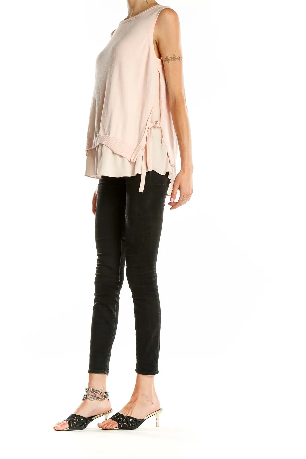 Blush Layered Sleeveless Top