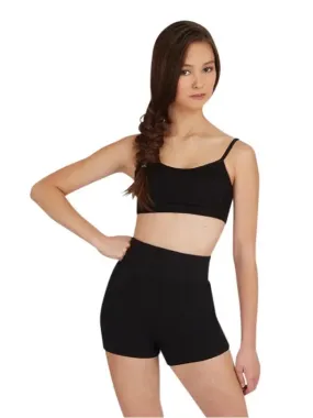 Capezio - High Waisted Shorts - (TB131) - Black