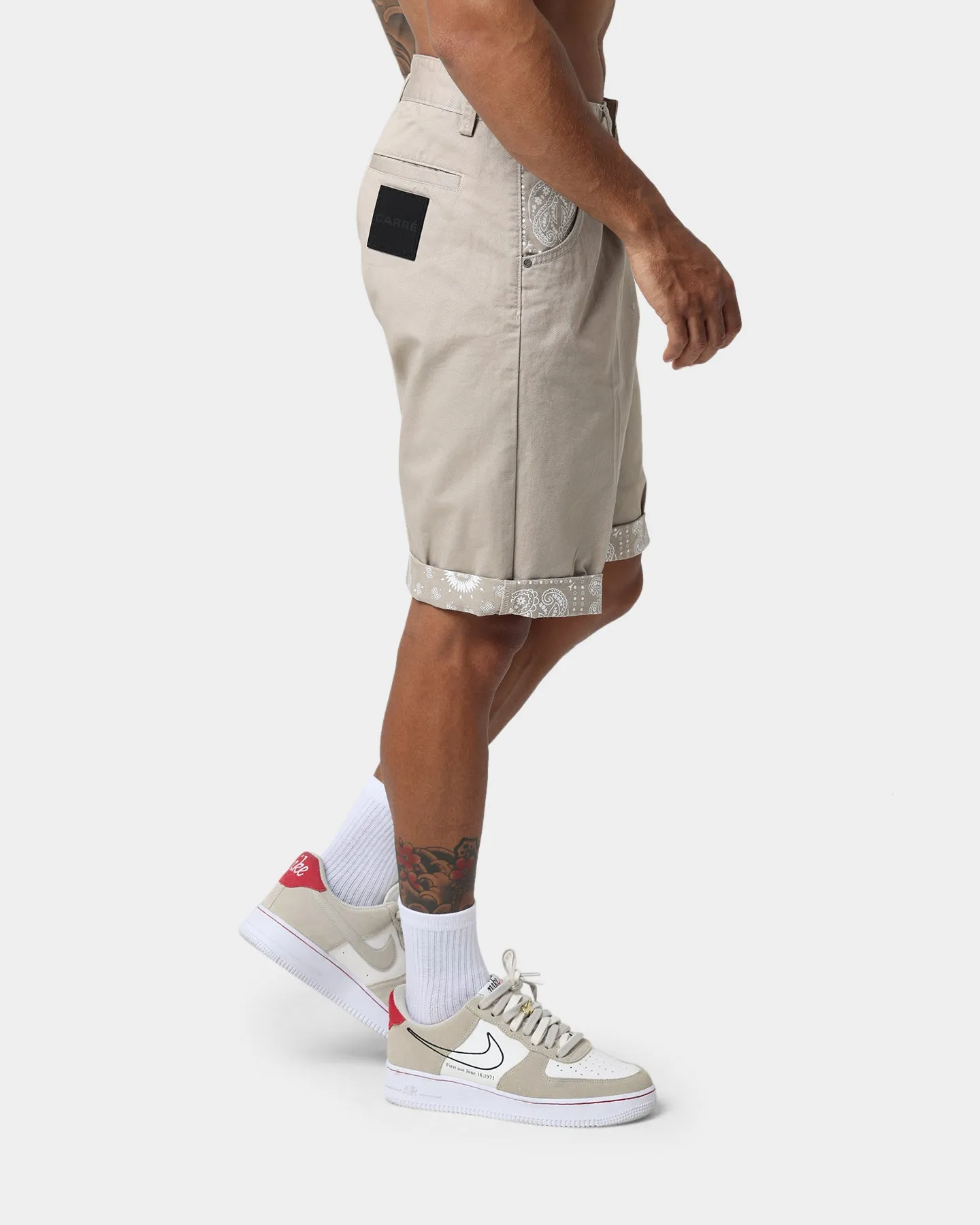 Carre Bandana Ultra Chino Shorts Stone