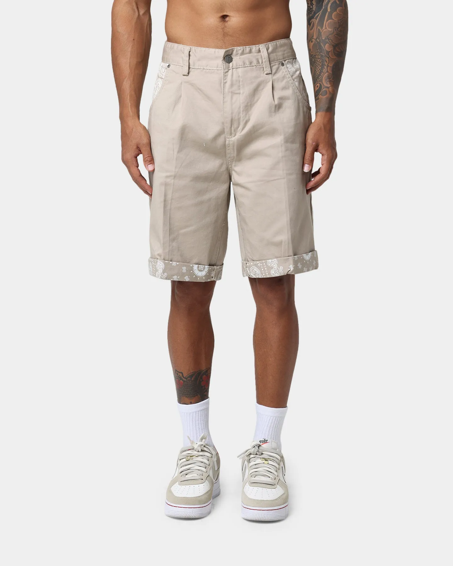 Carre Bandana Ultra Chino Shorts Stone