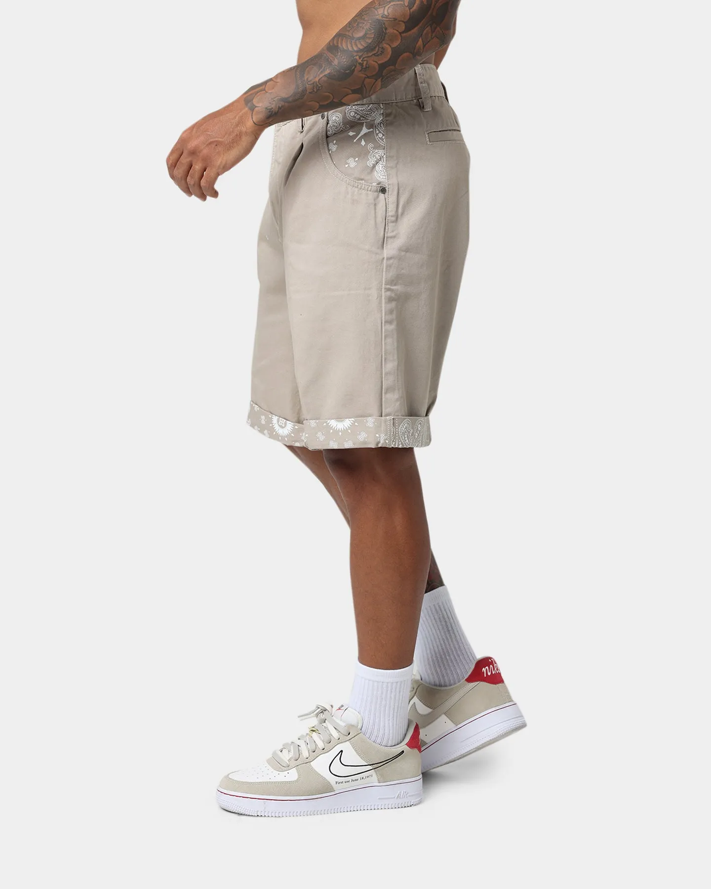 Carre Bandana Ultra Chino Shorts Stone