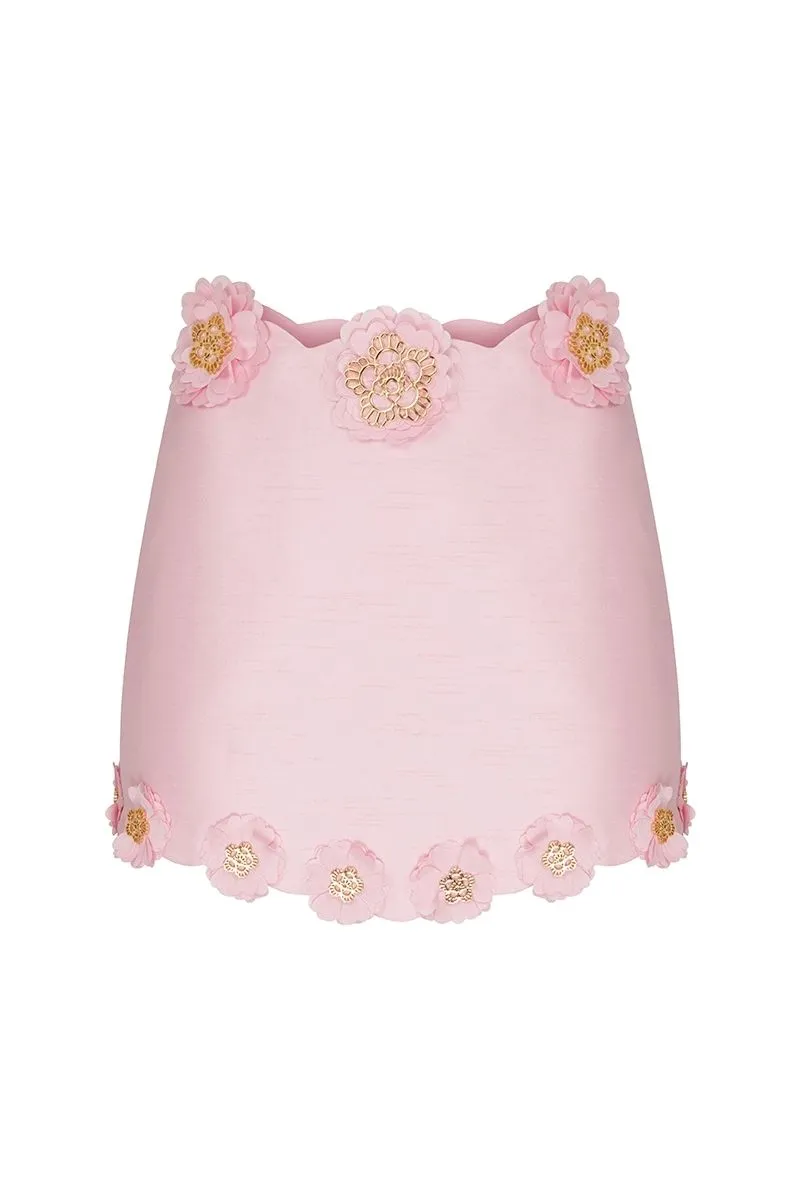 CLOVER PINK ICONIC MINI SKIRT