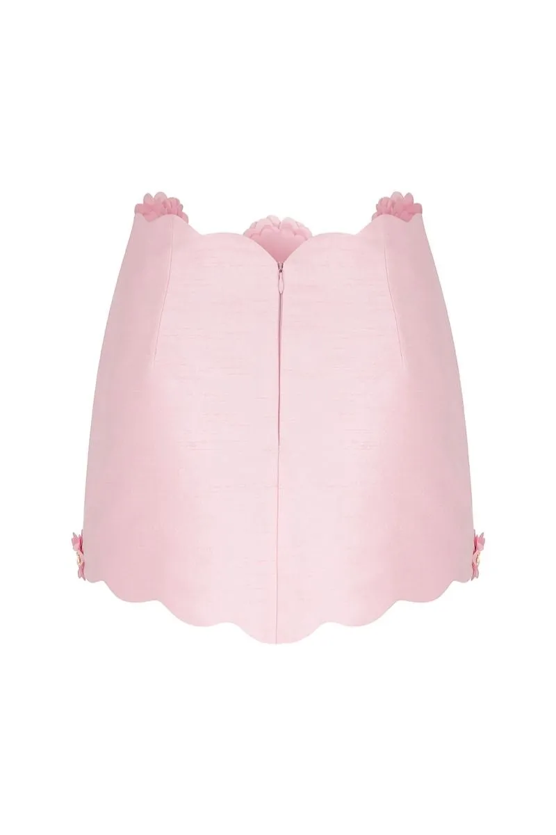 CLOVER PINK ICONIC MINI SKIRT