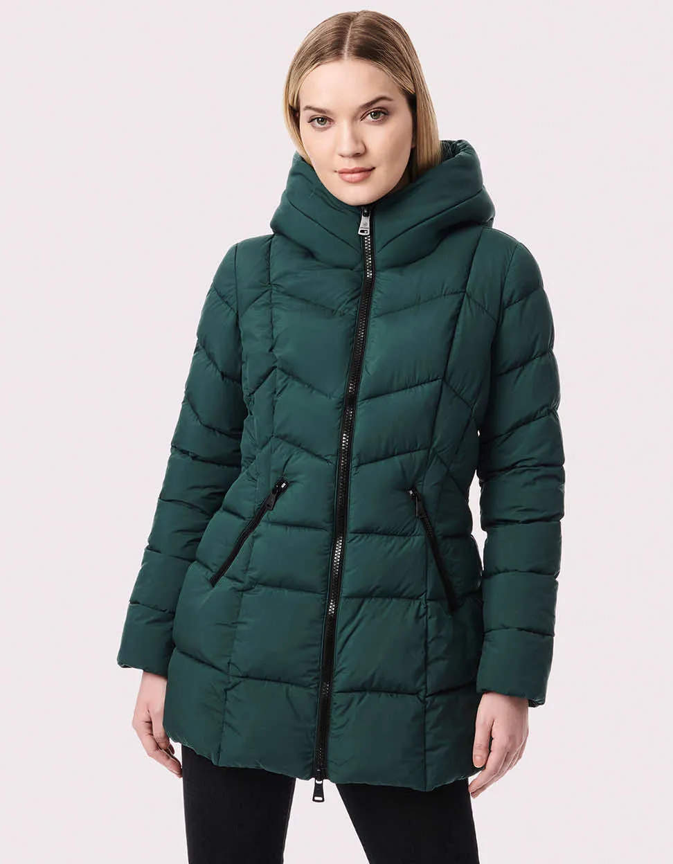 Fab Funnel Quilted Puffer Jacket