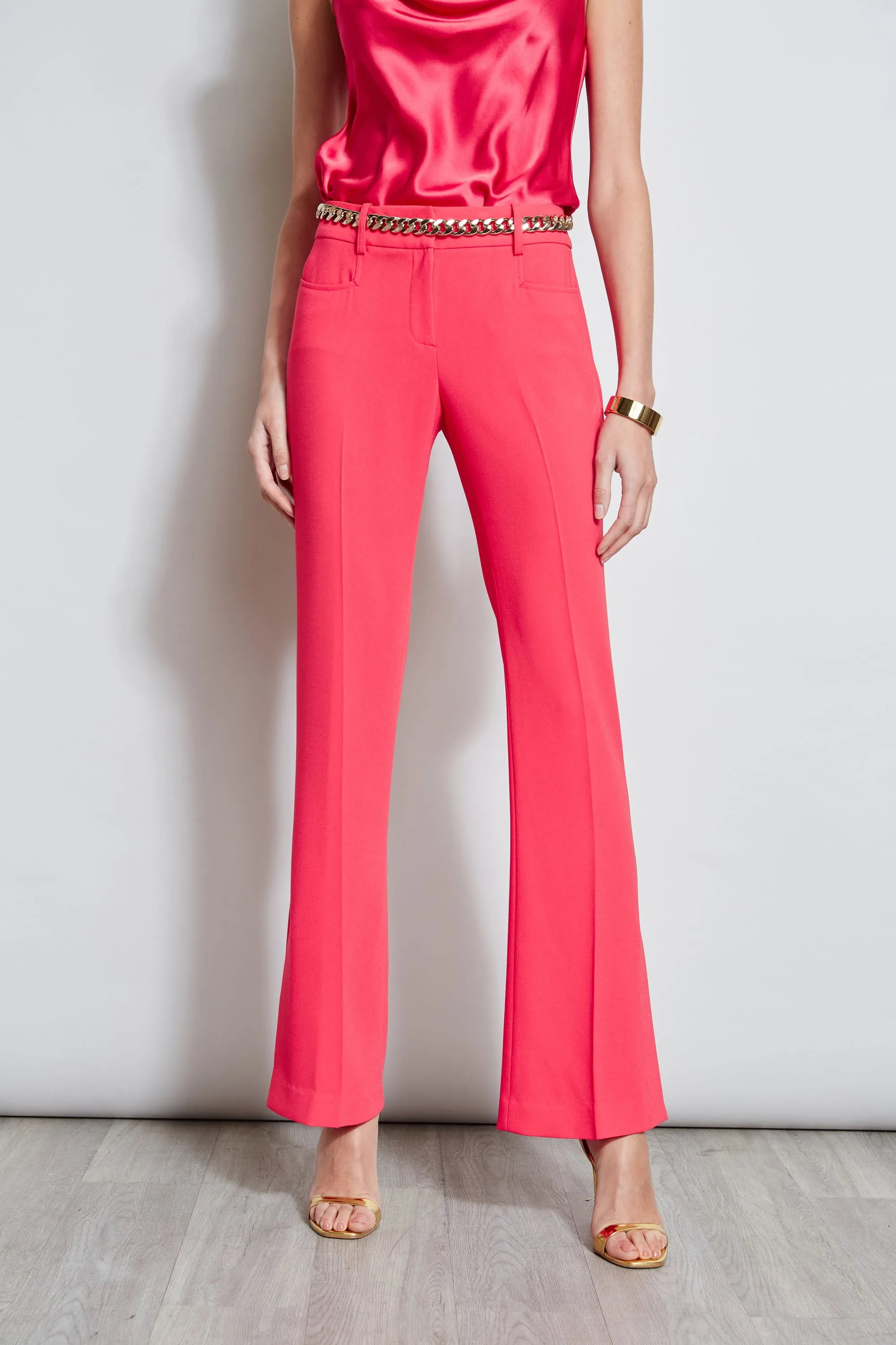 Fit & Flare Slit Pant