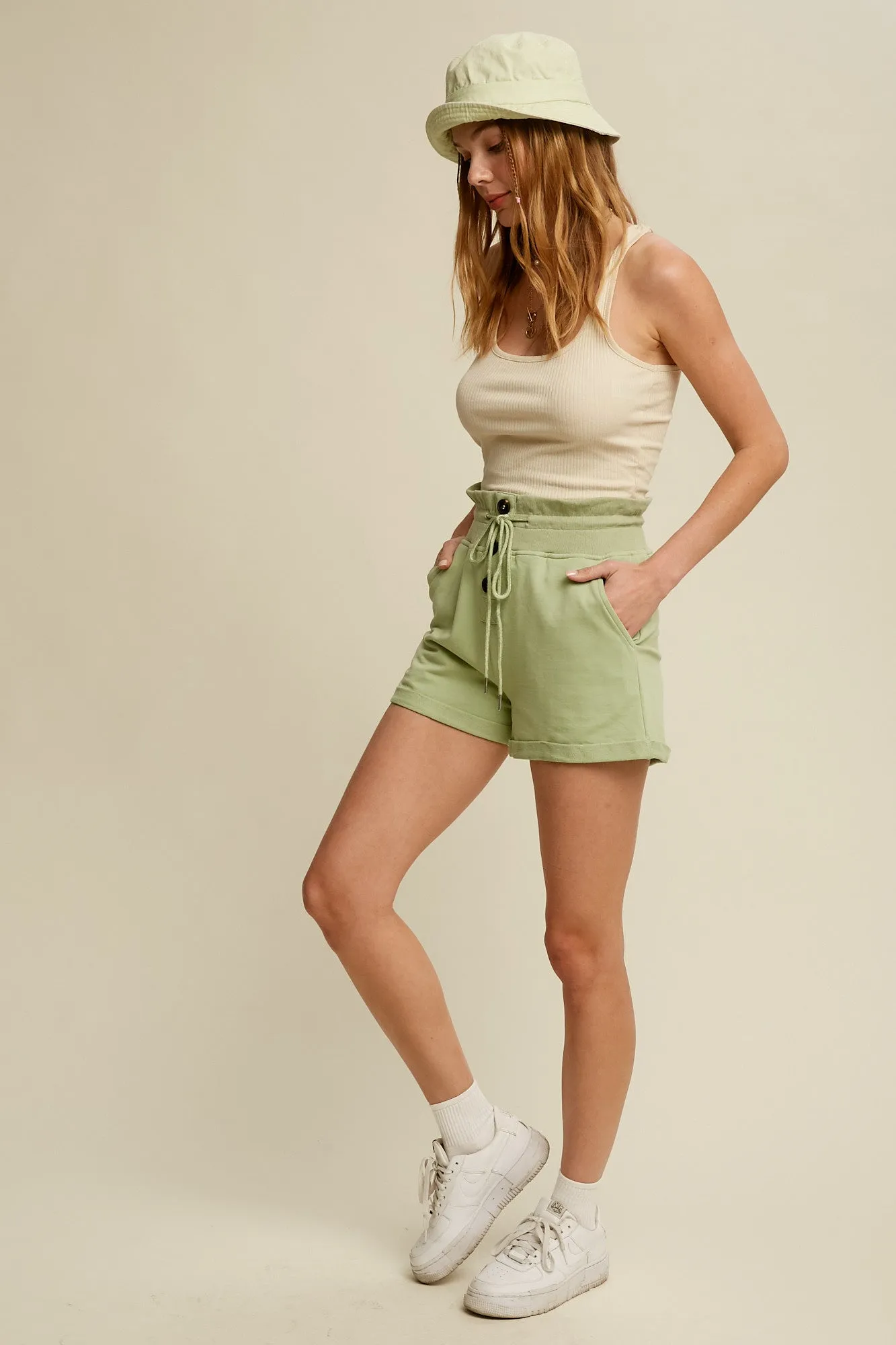 French Terry boyfriend Shorts