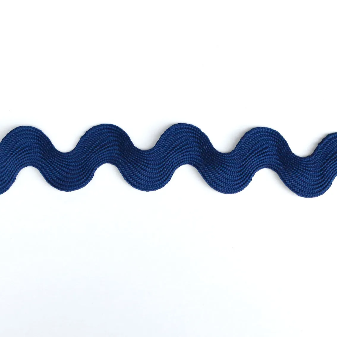 Giant Ric Rac Trim - Navy - 38mm