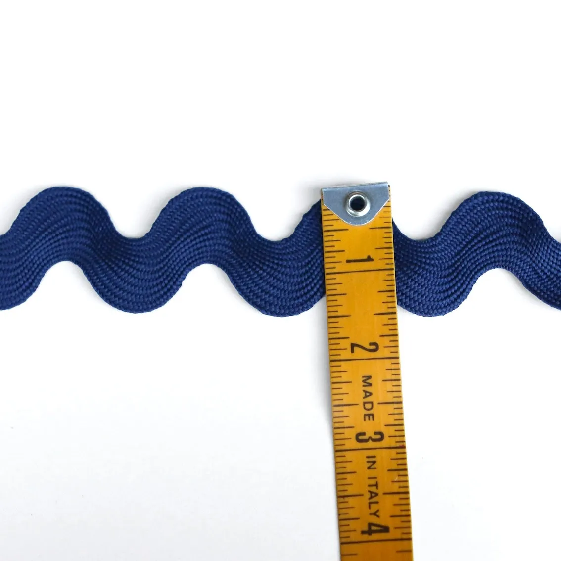 Giant Ric Rac Trim - Navy - 38mm