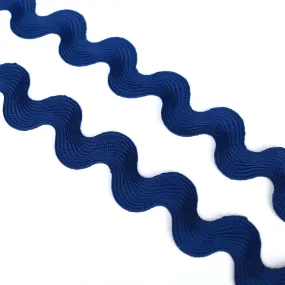 Giant Ric Rac Trim - Navy - 38mm