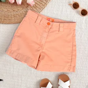 Girl's Solid Denim Shorts