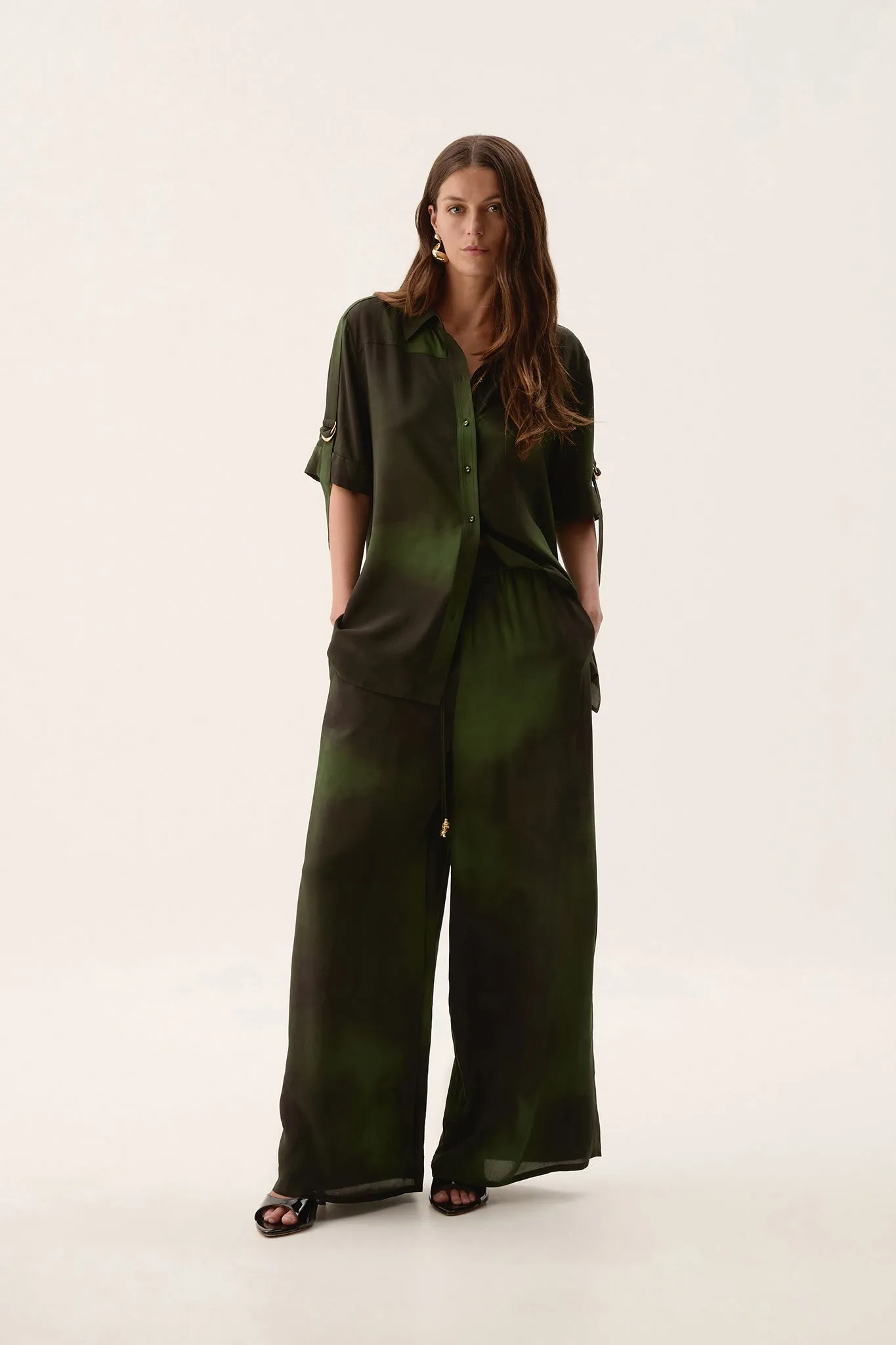 Glaze Silk Relaxed Pant