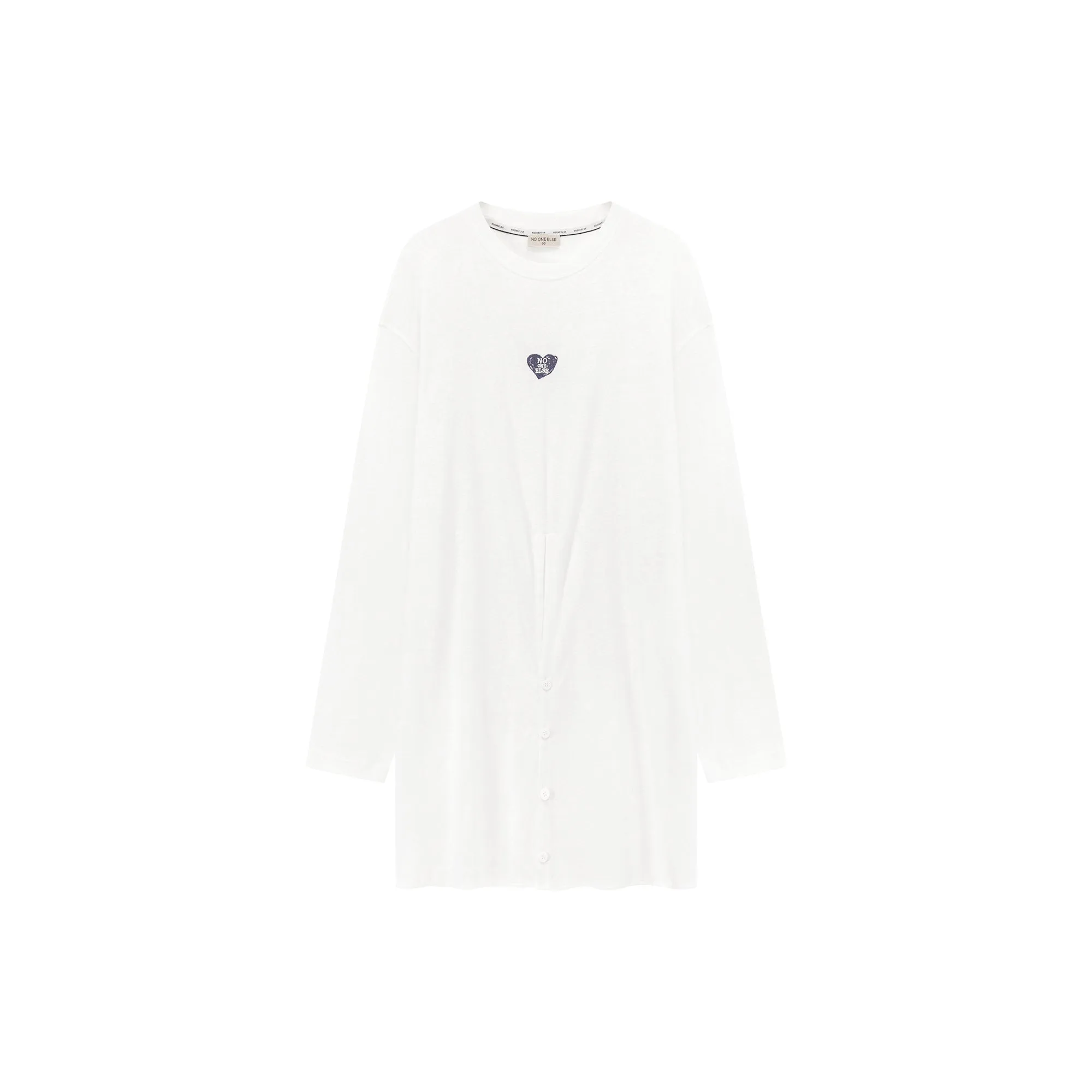 Heart Slit Long T-Shirt