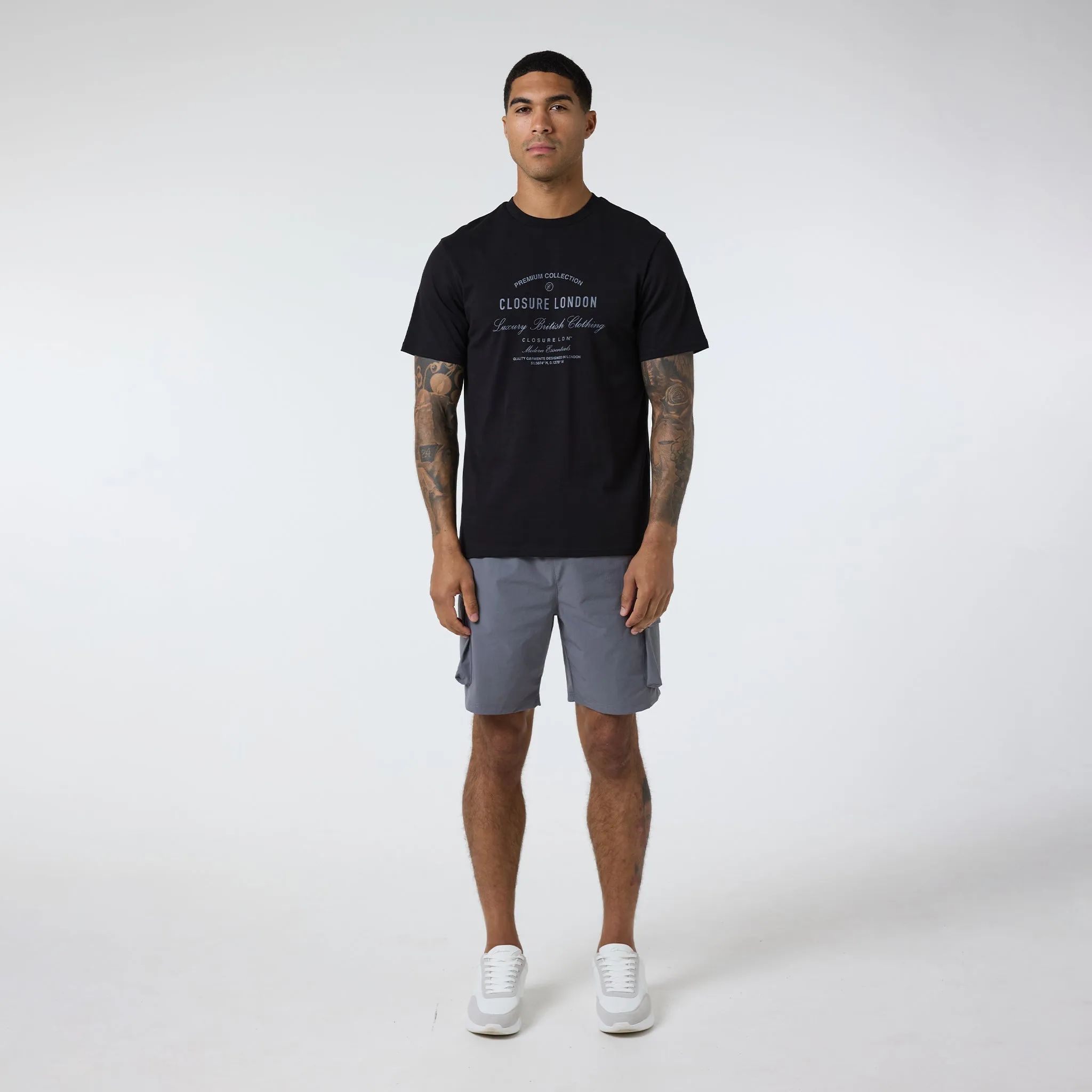 Layered Premium T-Shirt | Black