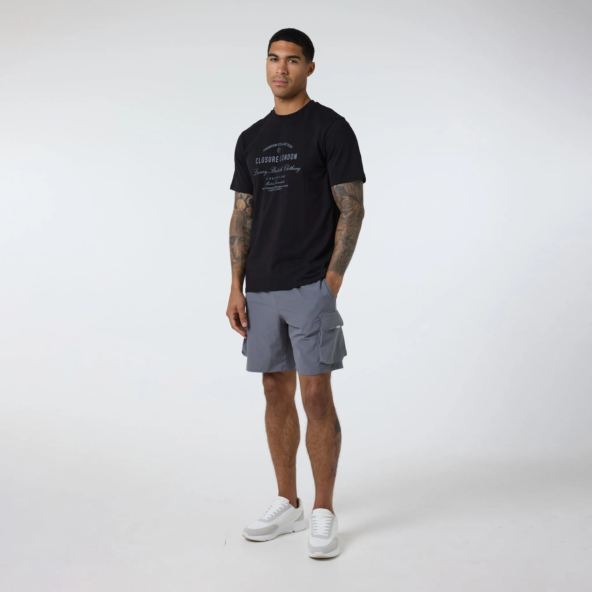 Layered Premium T-Shirt | Black