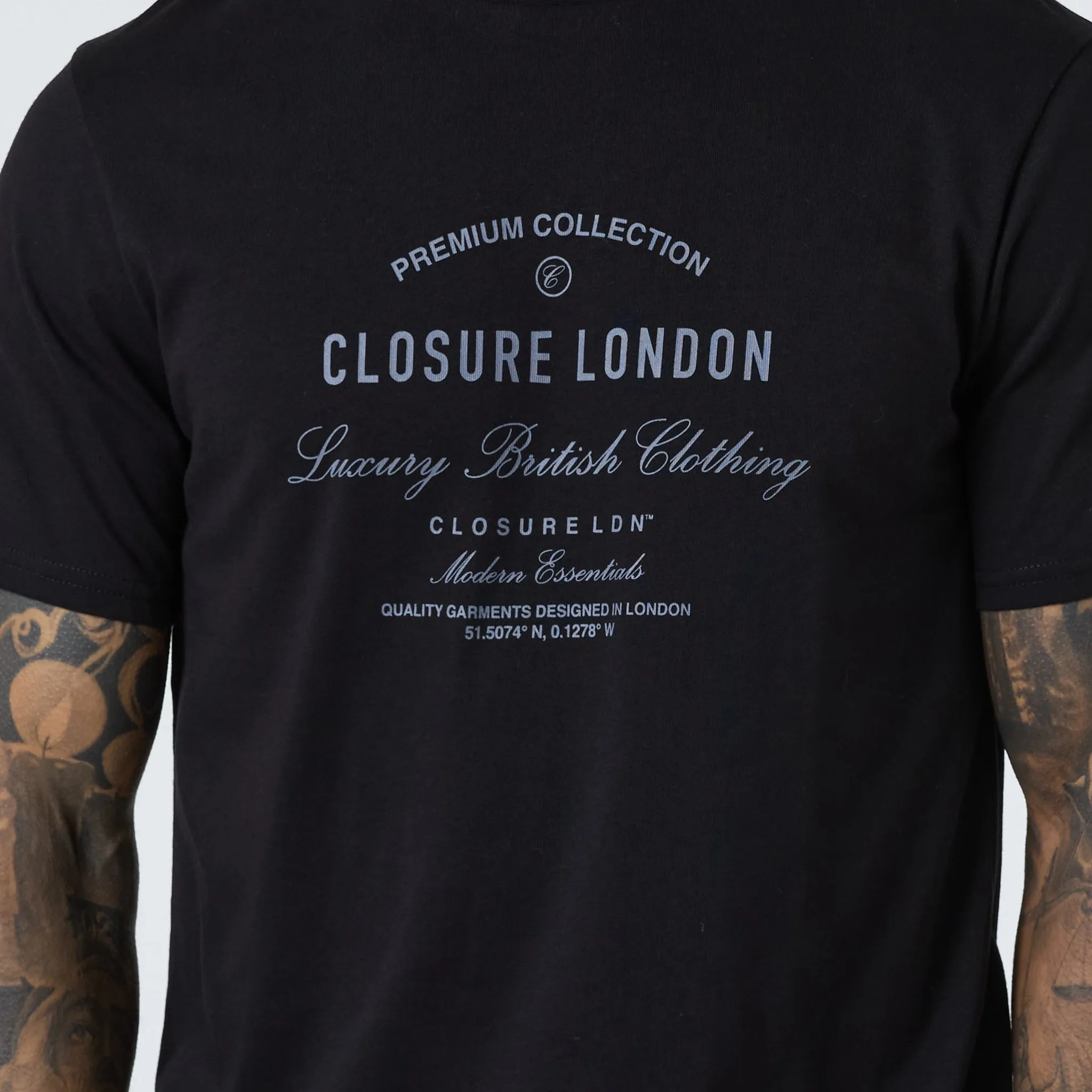 Layered Premium T-Shirt | Black