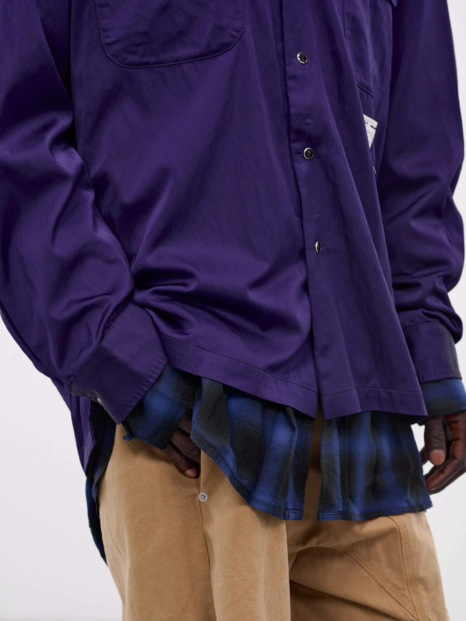 Layered Shirt (J13SH187-BLUE)