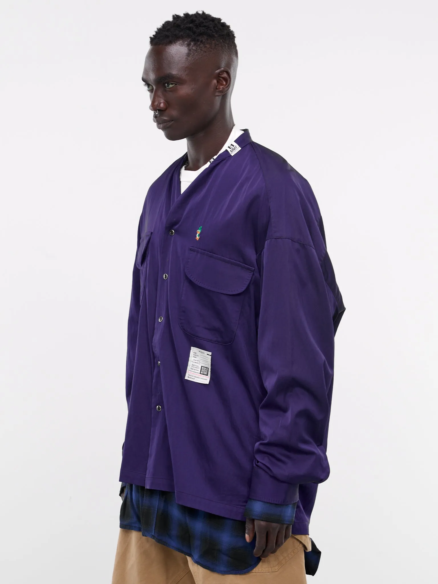 Layered Shirt (J13SH187-BLUE)