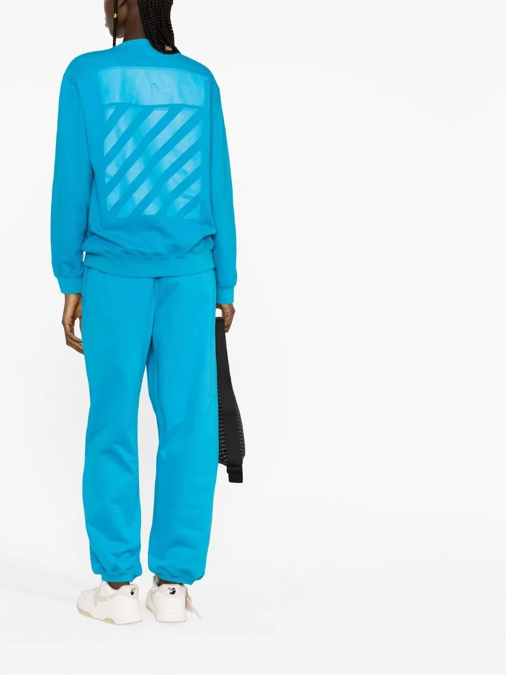 OFF-WHITE HELVETICA RELAXED SWEATPANTS