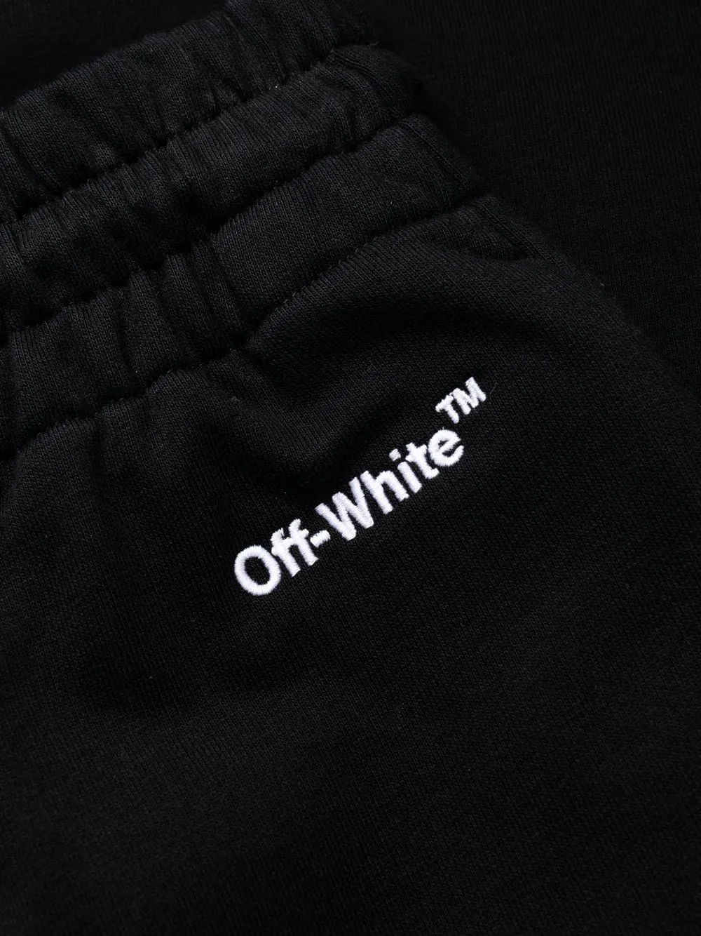 OFF-WHITE HELVETICA RELAXED SWEATPANTS