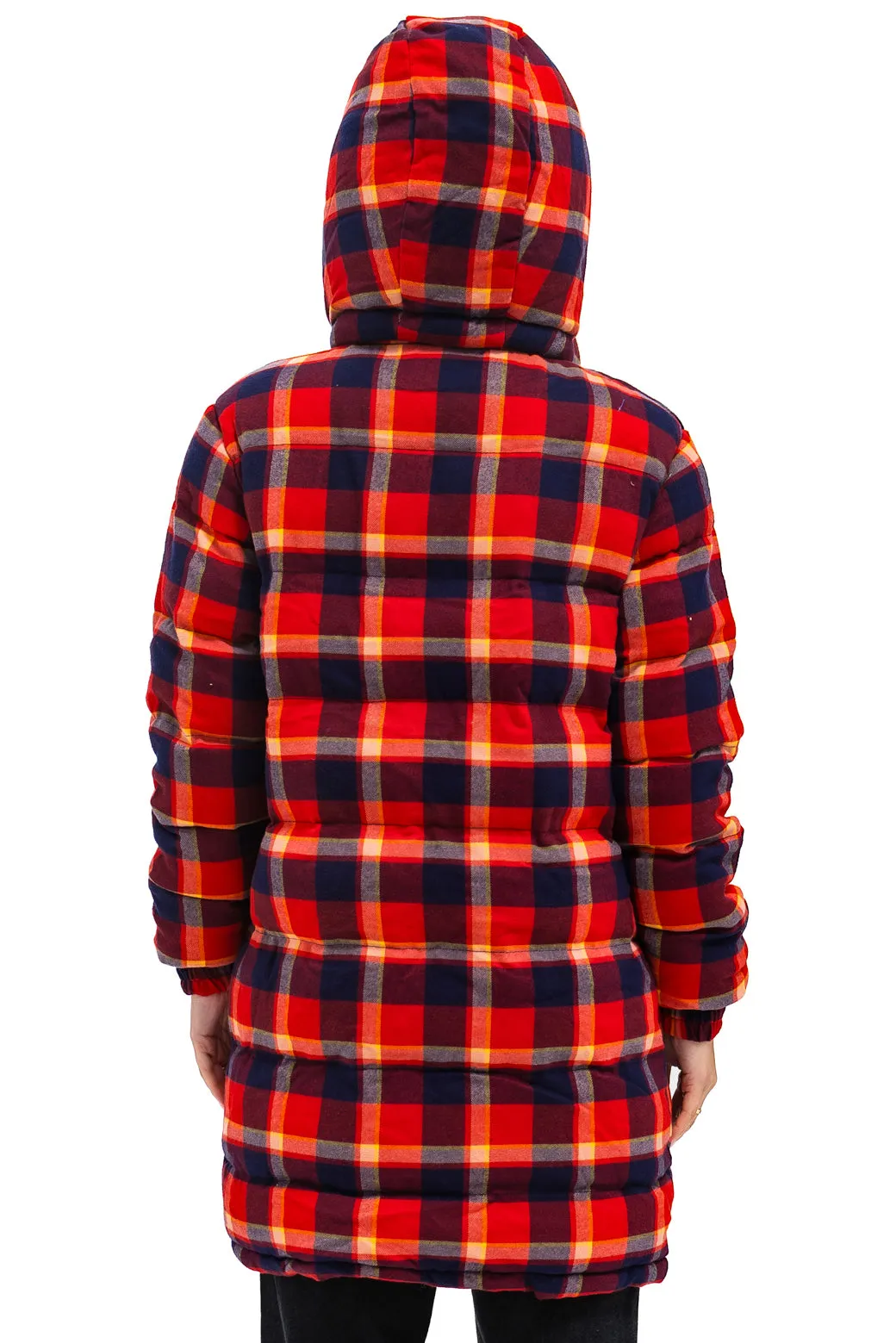 PLAID UNISEX LONG TREKKER JACKET - RUGBY PLAID