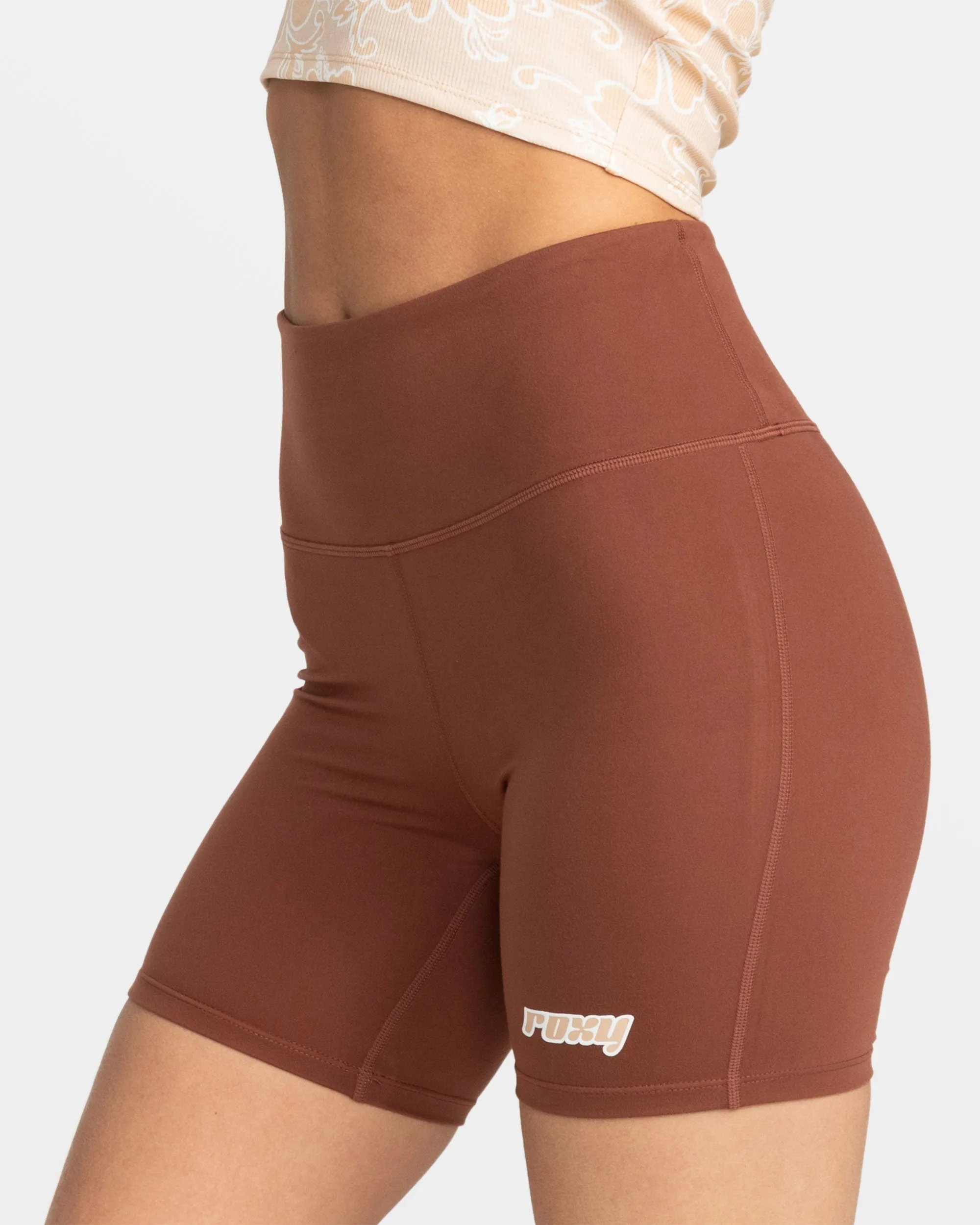 Retro Sport Life Bike Shorts - Root Beer