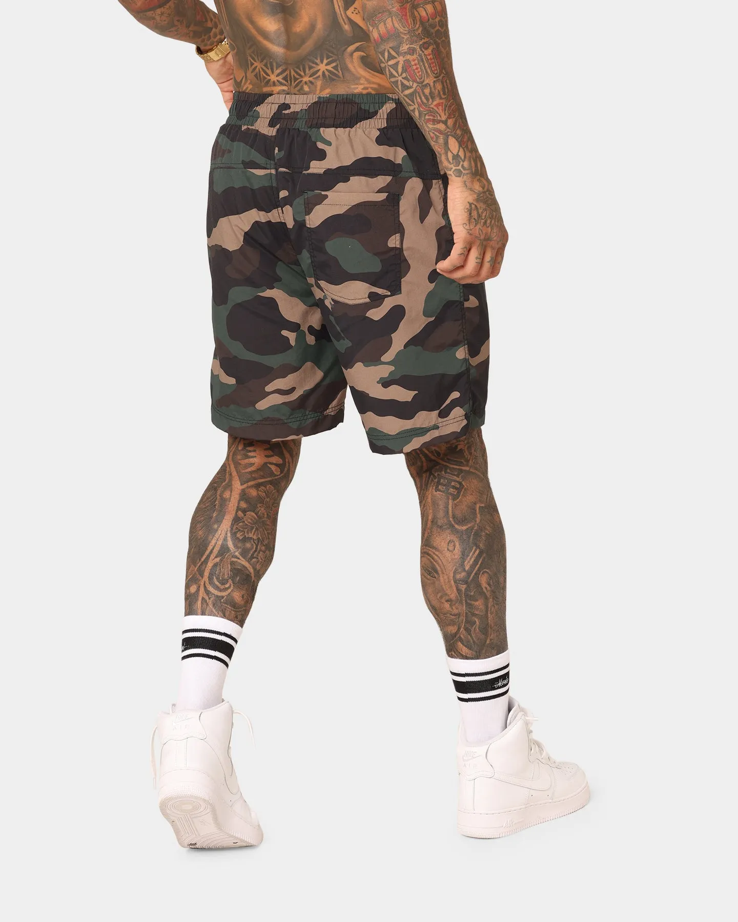 Saint Morta Timeless Camo Beach Shorts Woodland Camo