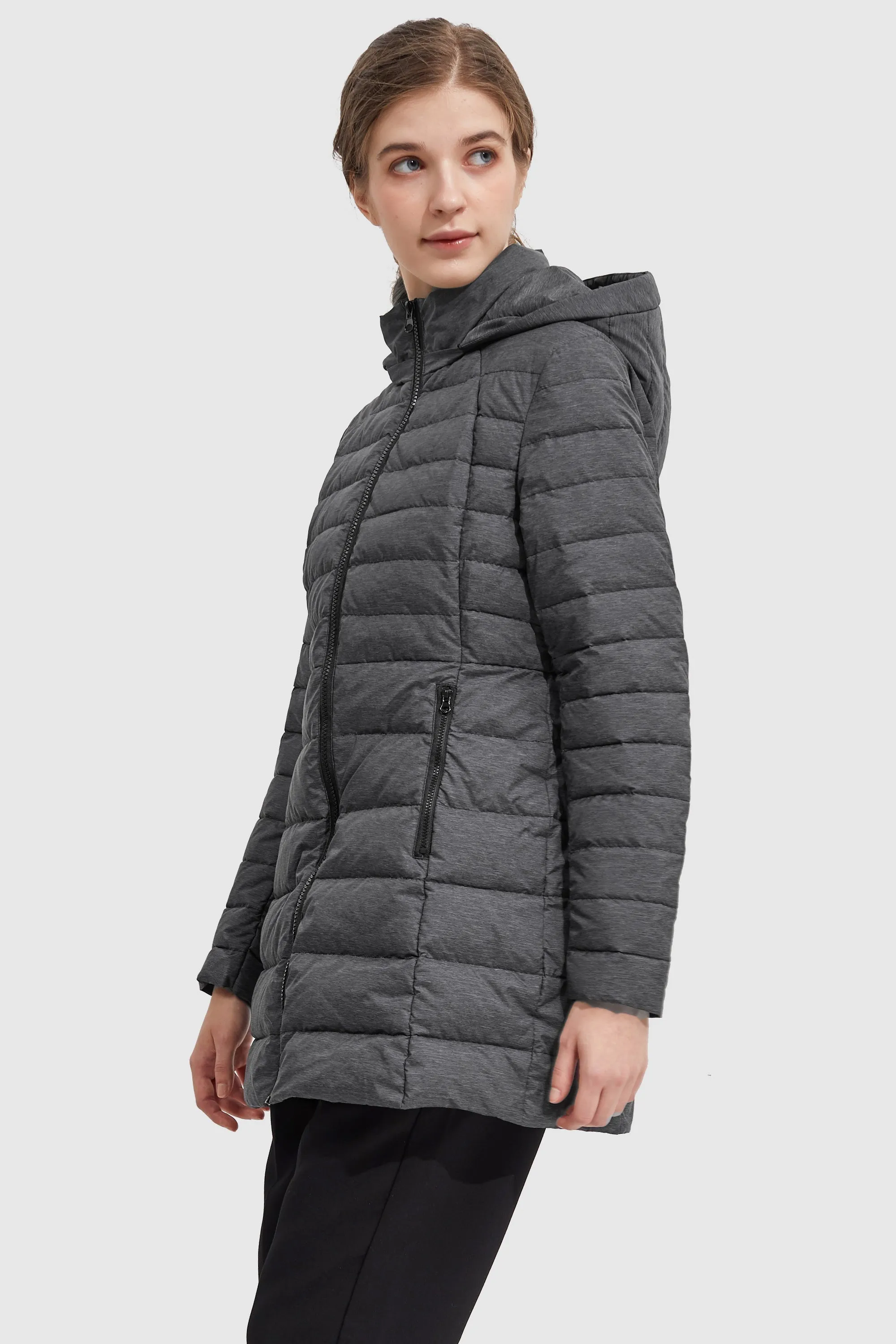 Stand Collar Light Quilted Down Jacket