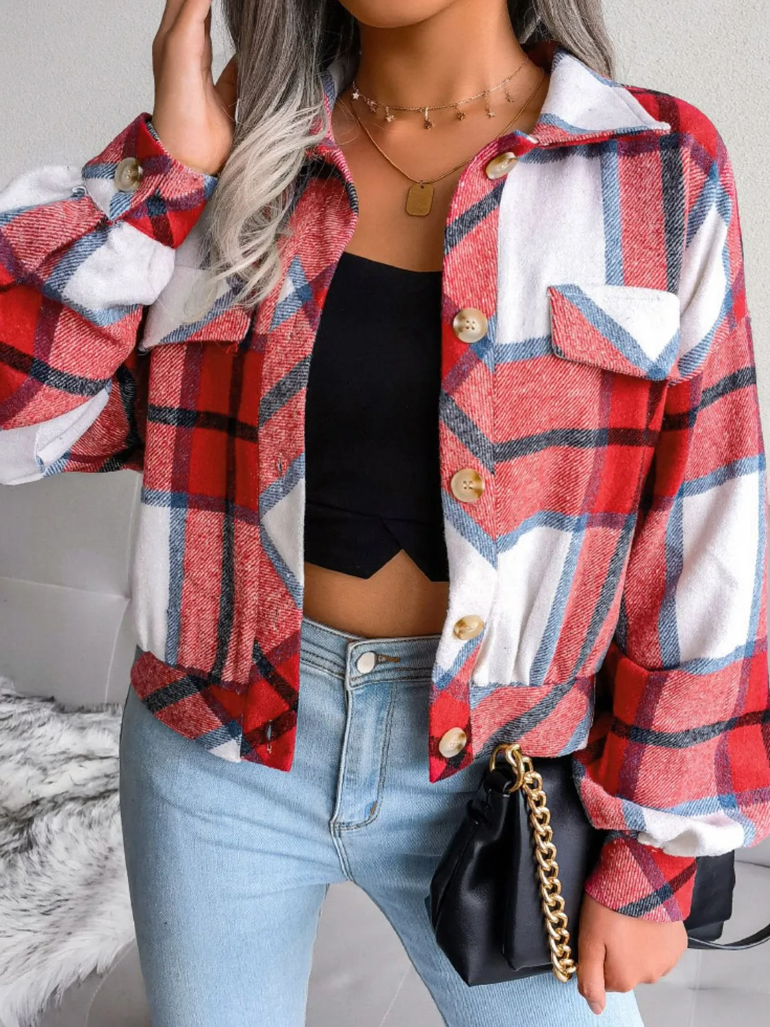 Zara Plaid Jacket